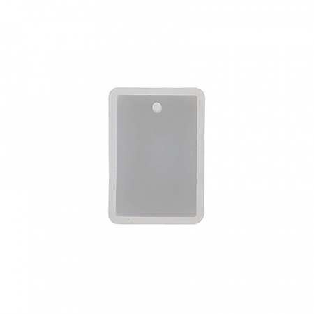 Forma profesionala de turnat din silicon transparent - dreptunghi, 3.3 x 2.3 cm