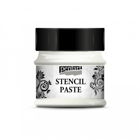 Pasta de sablonare 3D Pentart 50ml - Argintiu