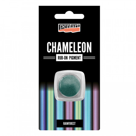 Pigment rub-on Pentart - efect chameleon, 0.5 g - Padure tropicala