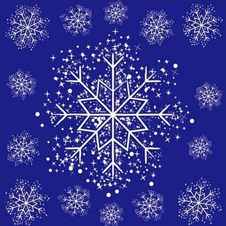 Sticker pentru geam, fulg de zapada, 30 x 33 cm