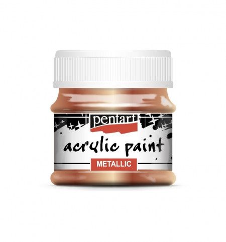 Vopsea acrilica metalizata Pentart 50 ml - Cupru antic