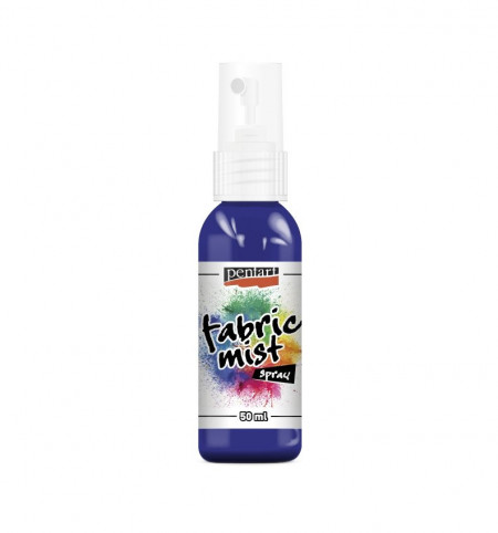 Vopsea spray pentru textile Pentart - 50 ml - Albastru deschis