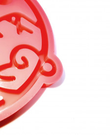 Forma profesionala de turnat din silicon - glob cu ren, 8 cm