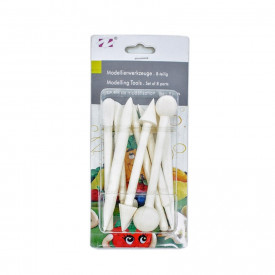 Set 8 unelte din plastic pentru embosat, punctat DIY