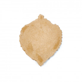 Ornament din lemn termoplastic - rama inima, 6 x 5 cm