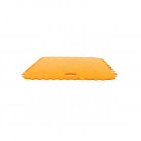 Spaclu dintat pentru crearea efectelor 3D - portocaliu, 10 x 6 cm