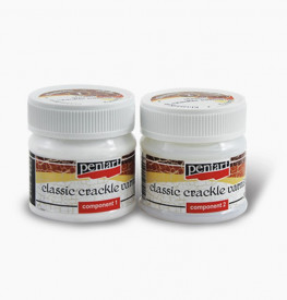 Set lac de crapare CLASSIC cu doua componente Pentart, 2 x 50 ml