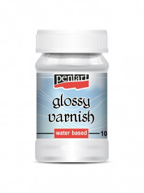 Lac lucios pe baza de apa Pentart, 100 ml