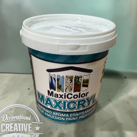 Vopsea acrilica profesionala alba Maxicryl 1kg