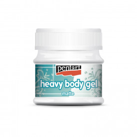 Pasta gel densa (Heavy body gel) Pentart, 50 ml - Mat