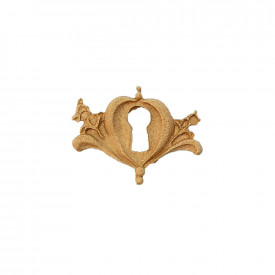 Set 5 ornamente din lemn termoplastic - gauri chei