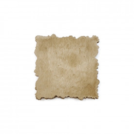 Ornament din lemn termoplastic - rama patrata, 5 x 5 cm