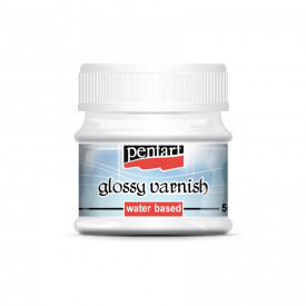 Lac lucios pe baza de apa Pentart, 50 ml