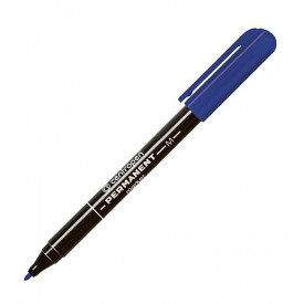 Marker permanent Centropen - albastru, varf 1 mm