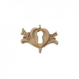 Set 5 ornamente din lemn termoplastic - gauri chei