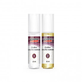 Set lac de crapare FIN cu 2 componente Pentart, 2 x 20 ml