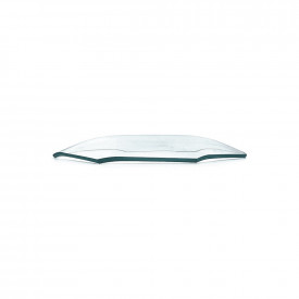 Farfurie din sticla de forma octogonala, 14 cm