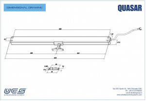 UCS QUASAR DC motor cu lant, 500mm, 24V - Img 3