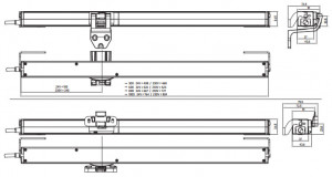 Nekos INKA 356 24V RWA motor cu lant, 1000mm, 24V - Img 2