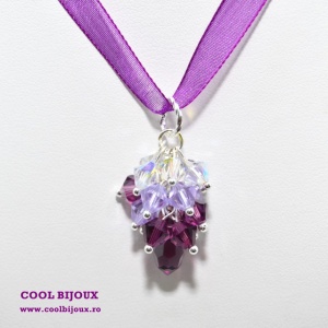 Pandantiv drop cu cristale SWAROVSKI ELEMENTS - Img 2