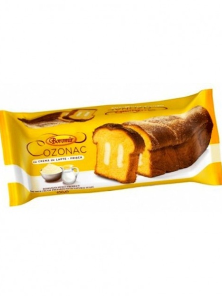 Boromir Cozonac lapte si frisca 450G
