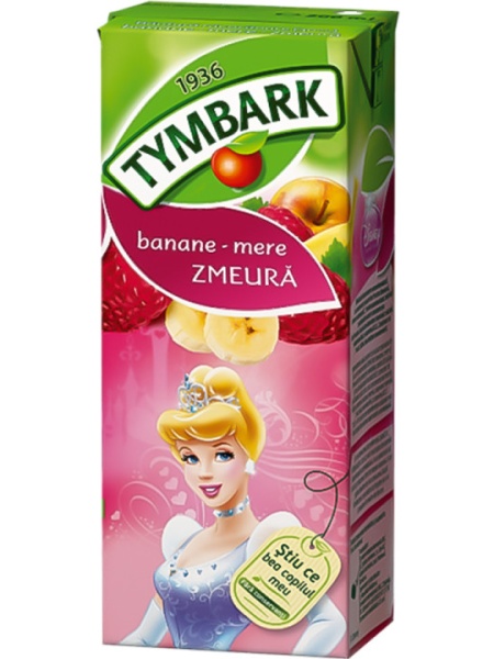 Tymbark banane mere zmeura 200ml