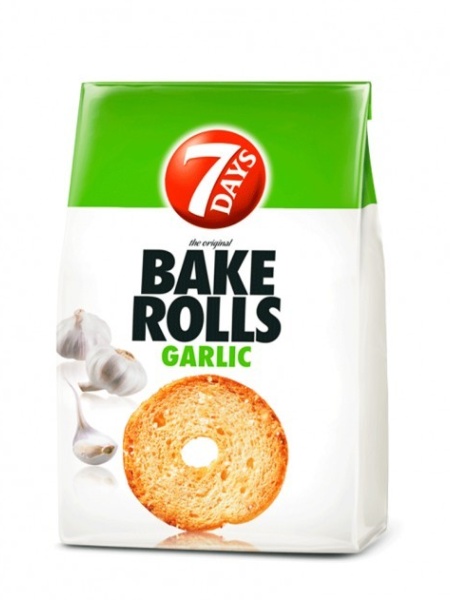 7 Days Bake Rolls Usturoi 80G