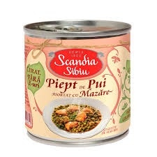Scandia Piept de pui mazare 400g