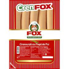 FOX CRENFOX Cremwursti cu piept de pui 470g