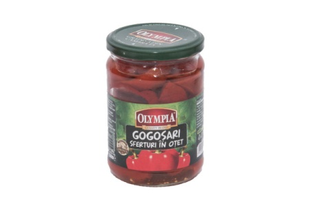 OLYMPIA Gogosari sferturi in otet 720gr