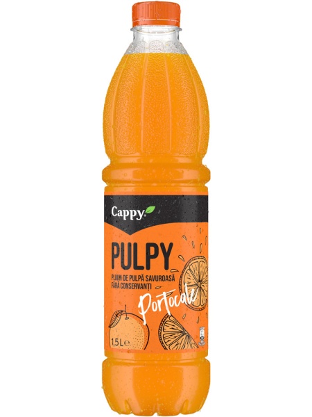 CAPPY Puply Portocale 1,5L - DOAR PENTRU EXPORT