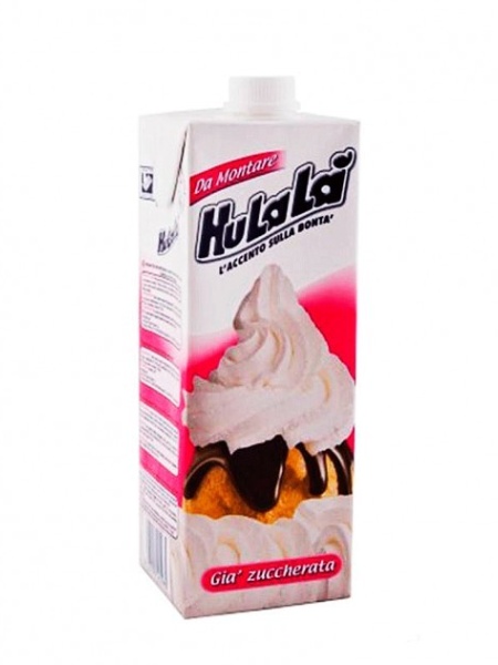 HULALA Schlagsahne 25% Fett/Frisca 1000ml UHT Tetrapack