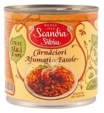 Scandia Carnaciori cu fasole 400g
