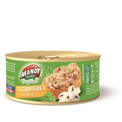 Mandy Pate vegetal ciuperci 120G