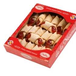 NEAMU CORNULETE CAPSUNI 350g/Gebäckhörnchen mit Erdbeerfüllung 350 g