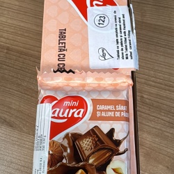 LAURA TABLETA Caramel Sarat si alune 54,5g - Img 4