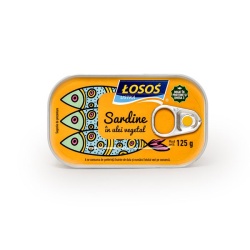 LOSOS Sardine in ulei 125g