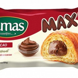 ELMAS Croissant MAX mit Kakao- und Vanillefüllung / ELMAS Croissant MAX Cacao-Vanilie 80g - Img 2