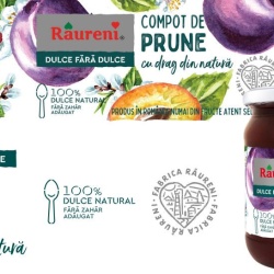 RAURENI Compot Prune intregi 520g - Img 2