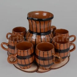 Carafa cu 6 pahare vin 1L - cod 120139