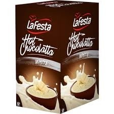 La Festa Ciocolata calda alba 10x25G