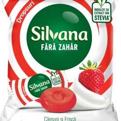 SILVANA Stevia Capsuni Frisca 60g