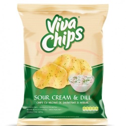 Viva Chips smantana marar 100G