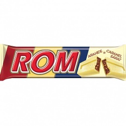 Baton Rom Alb Arahide Caramel 44g