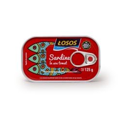 LOSOS Sardine in sos tomat 125g