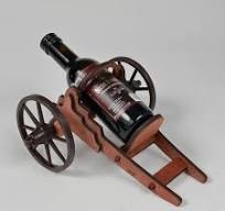 ARTIZANAT Tun cu sticla de vin 26x20x13cm 1x187ml