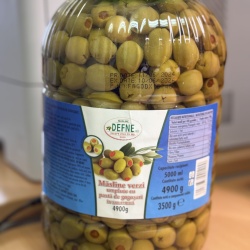 DFENE Masline verzi cu gogosari Gastro, Kg ambalaj 3,5KG