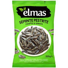 ELMAS Seminte pestrite coapte sarate 200g