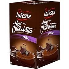 La festa Ciocolata calda neagra 10x25g