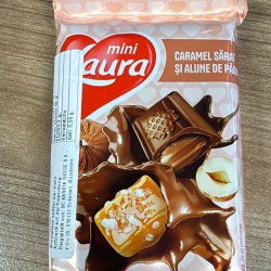 LAURA TABLETA Caramel Sarat si alune 54,5g - Img 2